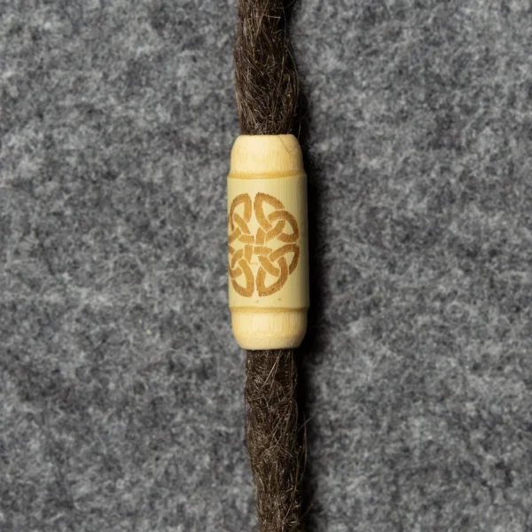 Dreadlock Perle Bambus Keltischer Knoten 6mm 3