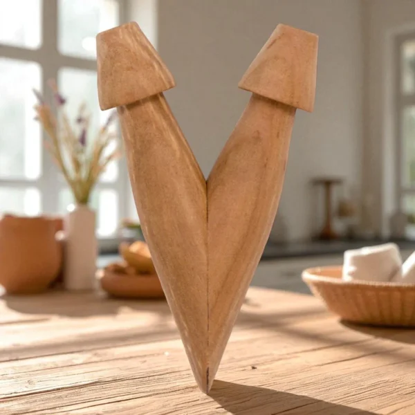 kuripe aus apfelholz rückseite