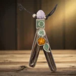 kuripe halskette mit kristall chonta 1